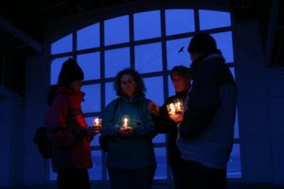 Lake Harriet candlelight peace vigil