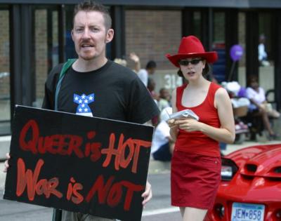 Queer is hot; War is not