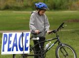 Cycle of Peace using Trek Bicycle