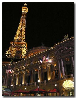 Paris at night, Las Vegas