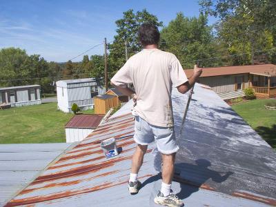 Painting a Trailer Roof