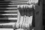 Steps to Terrace in B&W