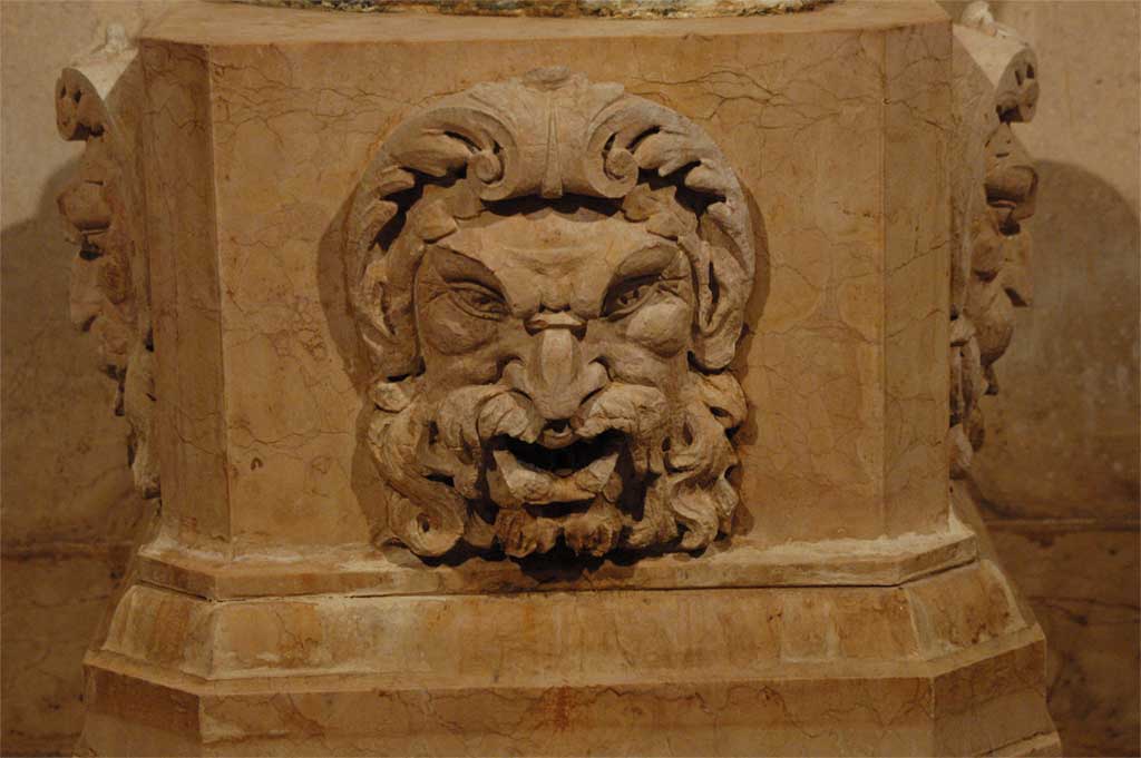 interior fountain detail