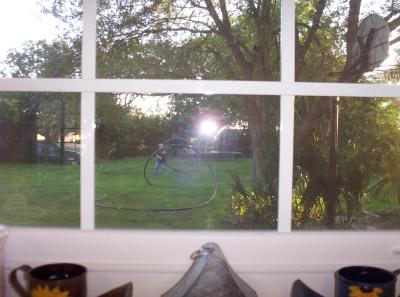 Too bad I couldn't get the glare from the window from being in the photo.