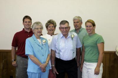 Lawrence, Doris, Betty, Paul, Larry, Sara