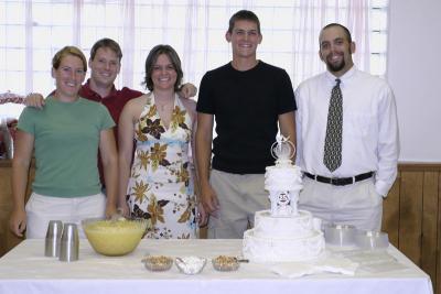 Sara, Lawrence, Bridget, Brett, Nick