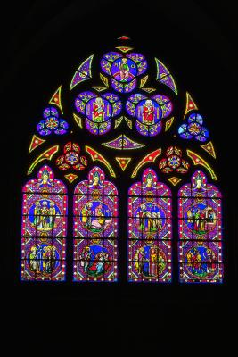 Bayeux Cathedral: Stained Glass Window