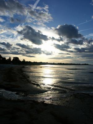 Sun goes down