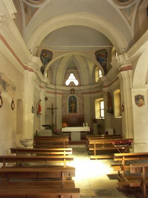 Corippo (Val Verzasca CH) Church Interior
