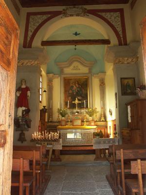 Crampiolo Church Interior - Devero Italy