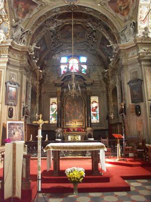 Piet Sanctuary Interior - Cannobio - Lake Maggiore - Italy