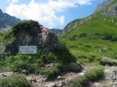 Kleinwalsertal - Wanderung Fiderepasshütte