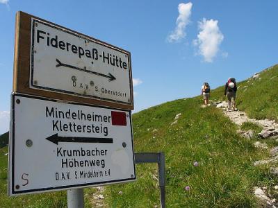 Kleinwalsertal - Wanderung Fiderepasshütte