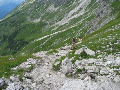 Kleinwalsertal - Wanderung Fiderepasshütte