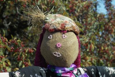 Burlap head