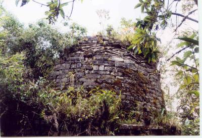  Typical  round Chachapoya structure at La Congona