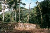 The central plaza, recently cleared from jungle vegetation