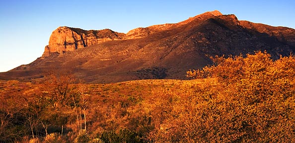 Guadalupe Mountains at Sunrise 8870