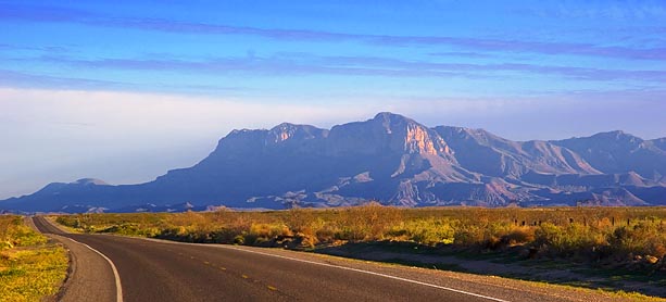 Guadalupe Mountains at Sunrise 8893