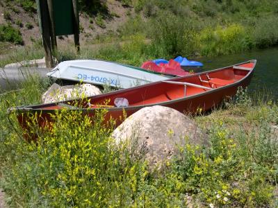 A date with a canoe