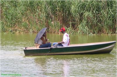 Boaters on the lake