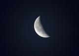 Moon in fog