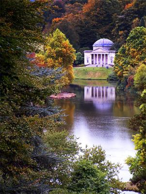 Pantheon through the trees, Stourhead (1895)