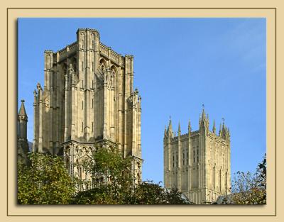 Two towers, Wells Cathedral