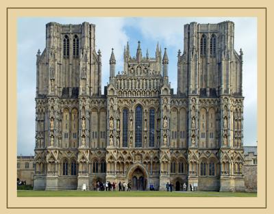 Cathedral front, Wells Cathedral (2984)