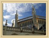 Roof and sky, Chapter House, Wells Cathedral