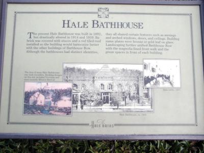 9-25-2003 Hot Springs, Ar. Hale Bathhouse information.JPG