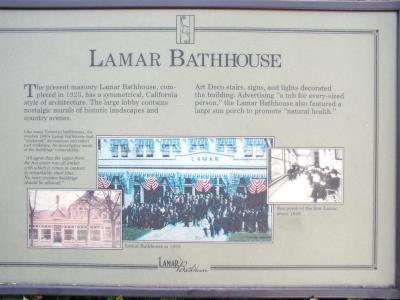 9-25-2003 Hot Springs, Ar. Lamar Bathhouse information.JPG