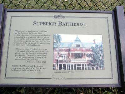 9-25-2003 Hot Springs, Ar. Superior Bathhouse information.JPG
