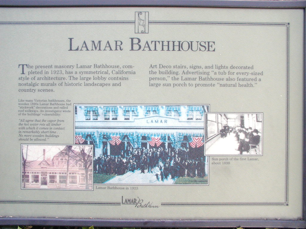 9-25-2003 Hot Springs, Ar. Lamar Bathhouse information.JPG