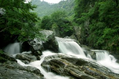 The waterfalls of the Jade Valley
