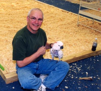Me with a feather picker (Sweet Bird)