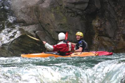 Itali Italy fiume river fluss kayak canoa kajak