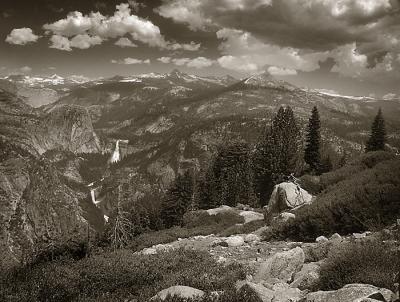 Nevada and Vernal Falls