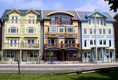 Colourful  New  Houses