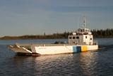the Manitou Island II is the ferry running between Moosonee and Moose Factory Island
