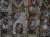 Sistine Chapel Ceiling painted by Michelangelo. Started in 1508 and took 4 years
