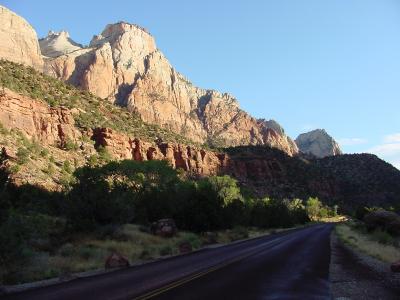 Waking up in Springdale in Zion Canyon