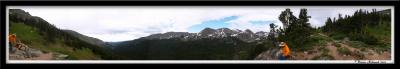 Quite a Vista on the Way Up the Trail -Panorama