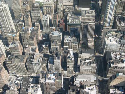 View in the top of Empire State Building