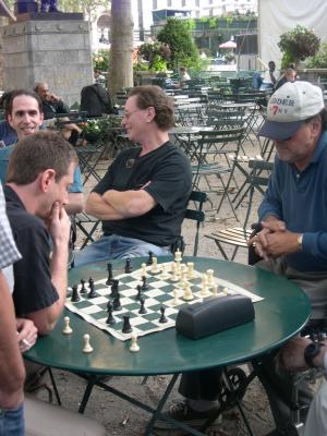 Chess's players in Bryant Park