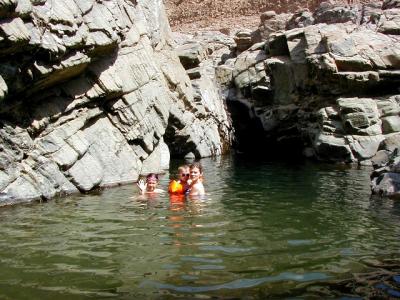 The water was -- how do Canadians say it? -- OK, once you get in.