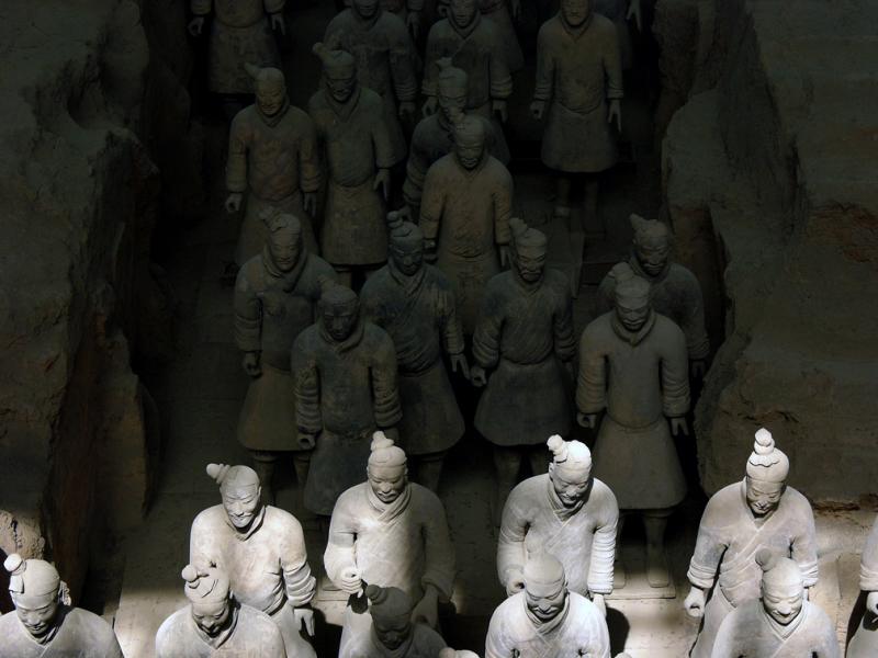 Awakening, Tomb of Emperor Qin, Xian, China, 2004