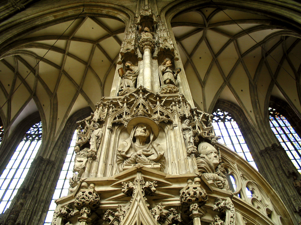 Pilgrams Pulpit, Stephansdom, Vienna, Austria, 2003