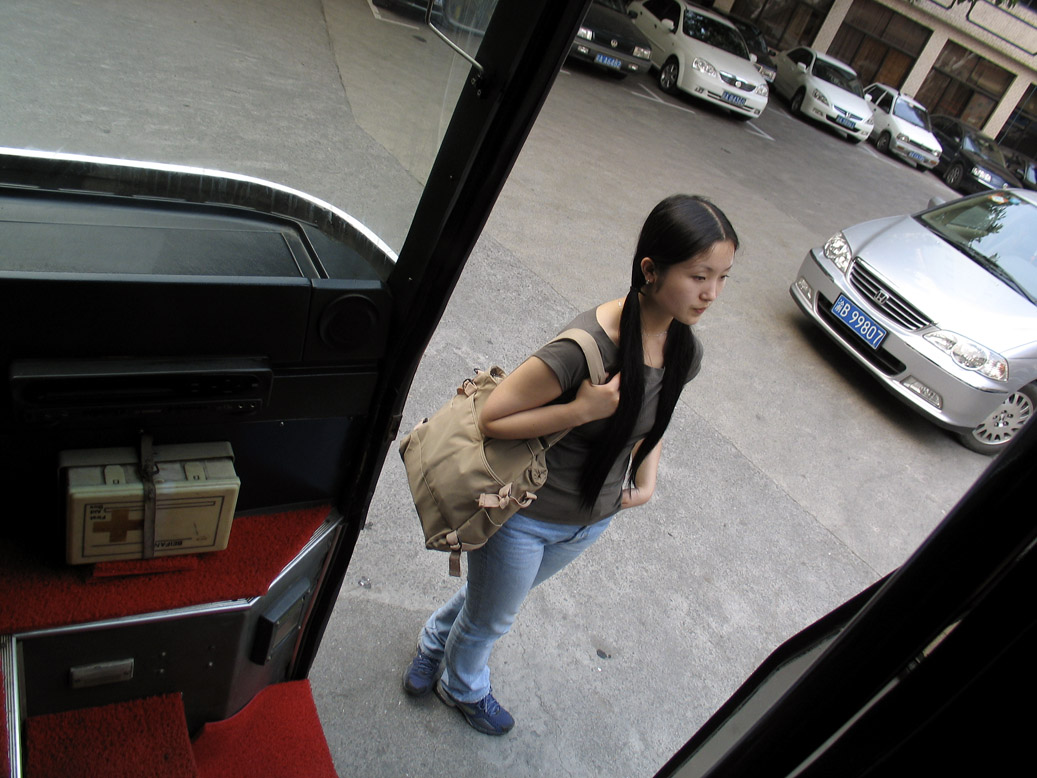 Tour Guide, Chongqing, China, 2004