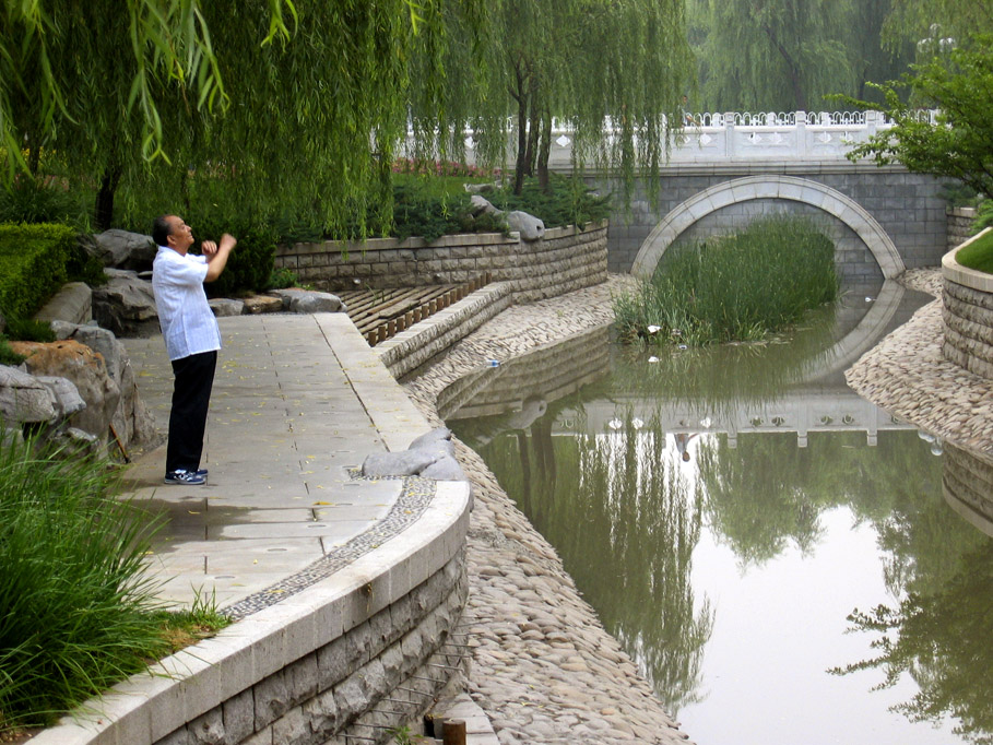 Morning in the park, Beijing, China, 2004